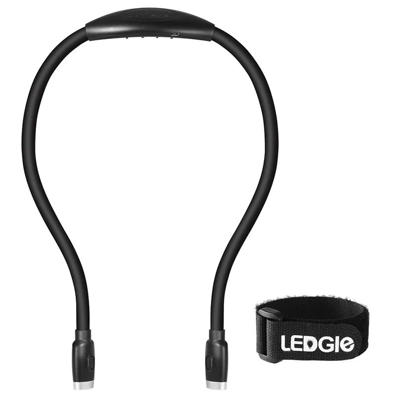 Светодиодный светильник для чтения GLE, Handsfree, перезаряжаемый, книжный светильник, s шея, светодиодный светильник для прогулок, спорта на открытом воздухе, бега, светодиодный светильник, ночные лампы
