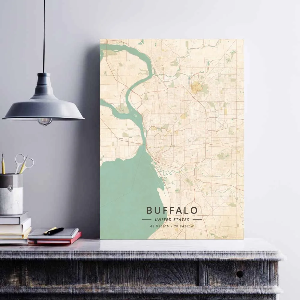 Buffalo Bunker Hill Burlington Casper Charleston Charlotte Cincinnati Cleveland Colorado Спрингс США плакат|Рисование и