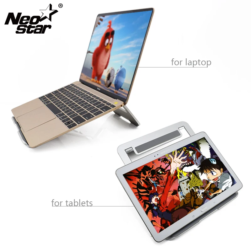 Подставка для ноутбука MacBook Pro/Air/iPad складная из алюминиевого сплава | Компьютеры и