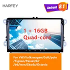 Автомагнитола Harfey, мультимедийный проигрыватель на Android 8,1, с 9 