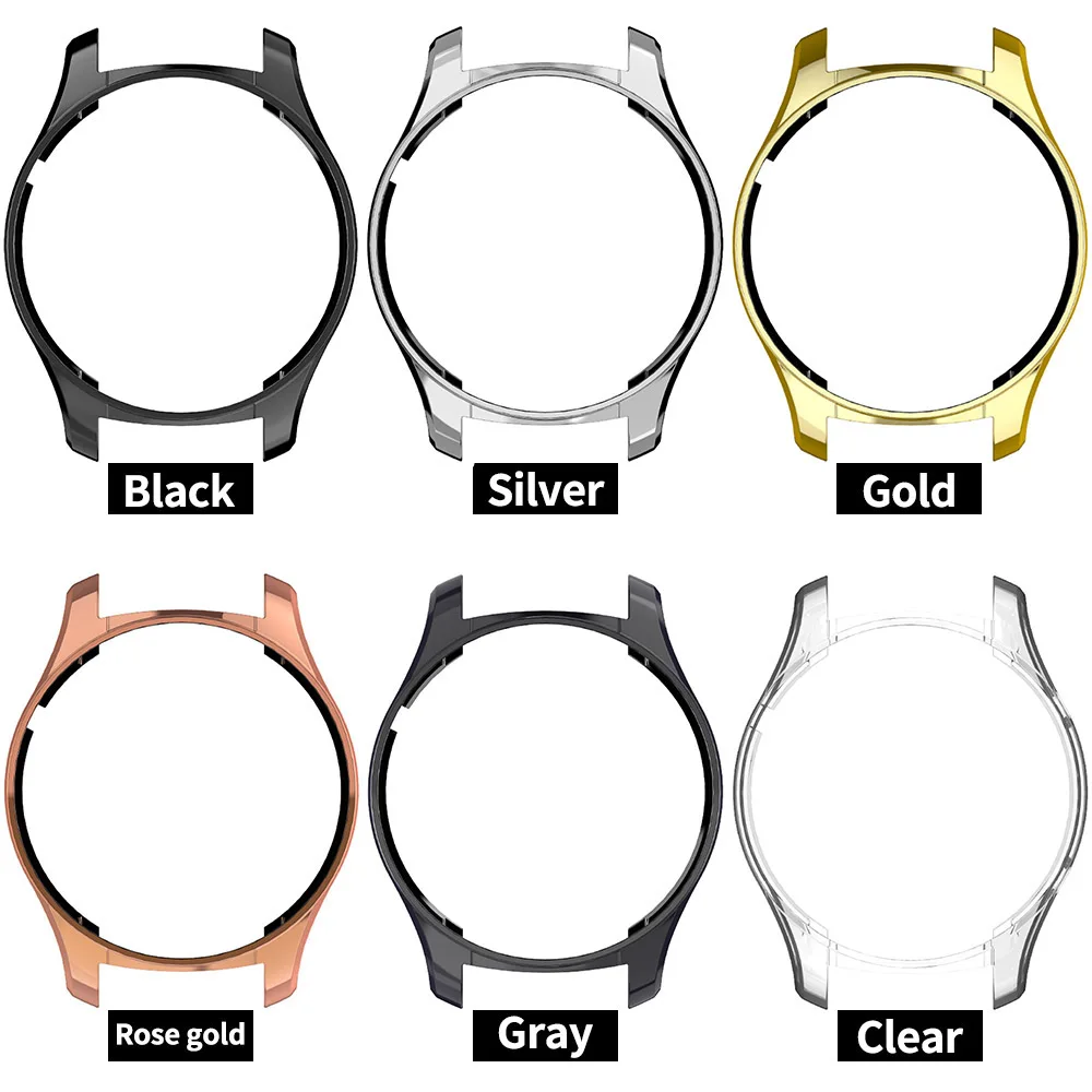 Для HUAWEI WATCH GT 42 мм/46 мм/2 Pro Чехол для часов Мягкий ТПУ гибкий чехол ударопрочный