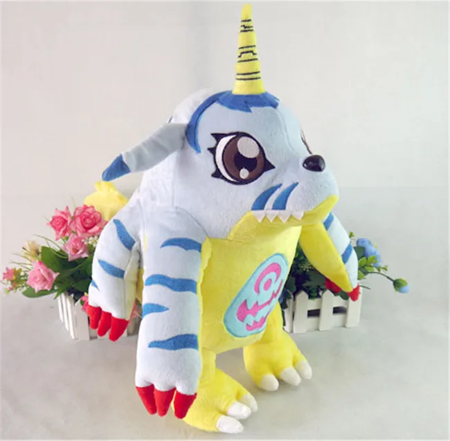 Gabumon Плюшевые игрушки Аниме Digimon Приключения ишида Ямато pet 45 см Tunomon Эволюция высокое качество плюшевые куклы подушка