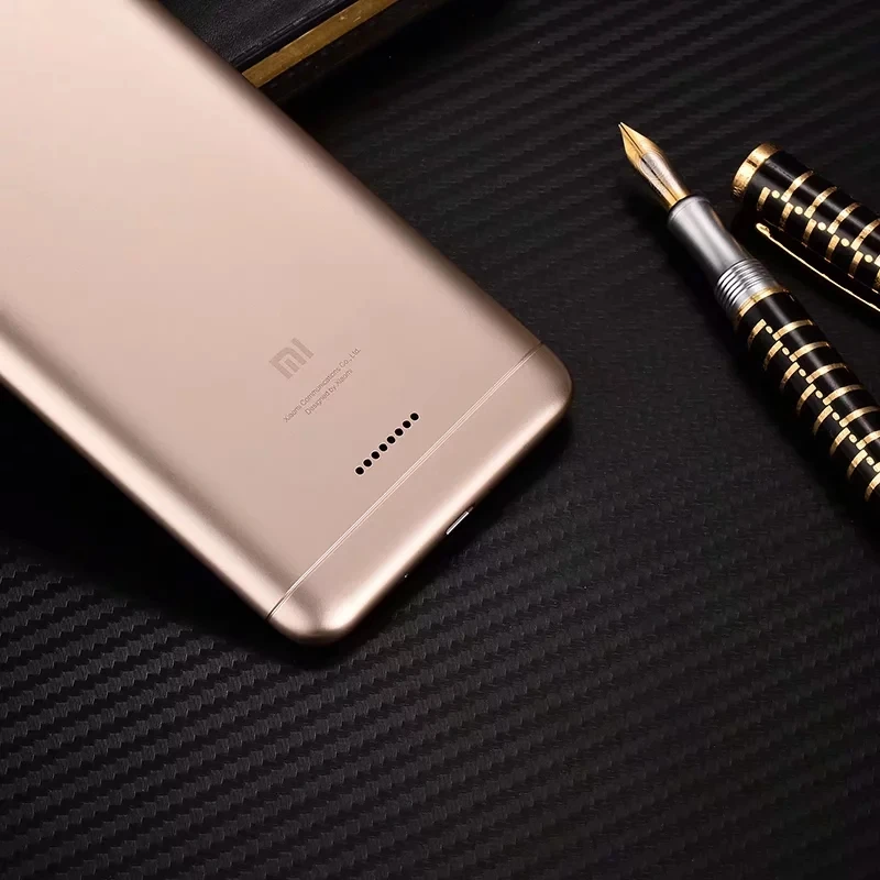 Корпус для Xiaomi Redmi 6A Redmi6A, Пластиковая Задняя крышка на батарейке, запасные части, чехол с кнопками, объектив камеры