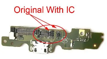 Original With IC Original New Dock Connector For Motorola Moto G5 XT1672 XT1676 USB Charging Port Board Flex Cable Replacement - Цвет: Original With IC