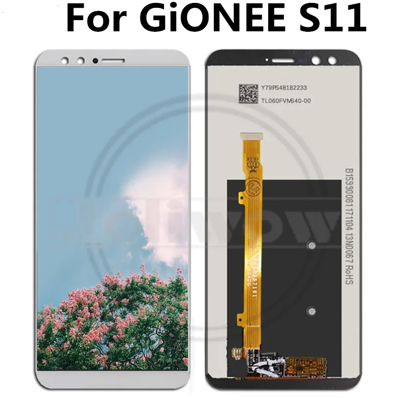 Дисплей НОВЫЙ для Gionee S11 Полный ЖК-дисплей + кодирующий преобразователь
