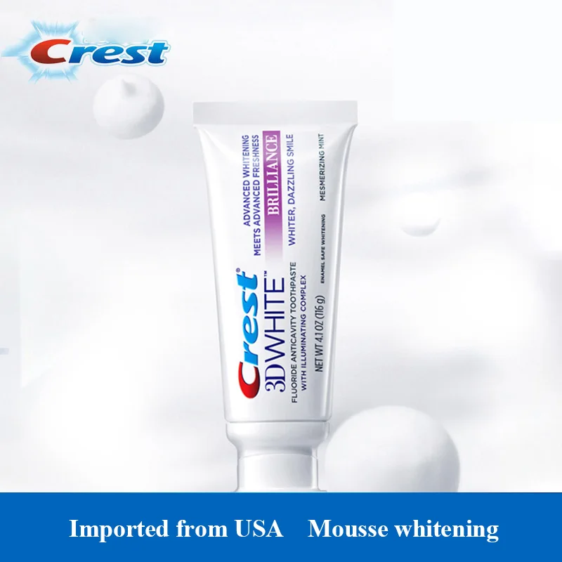 Зубная паста Crest 3D White Advanced для отбеливания зубов гигиена полости рта зубная