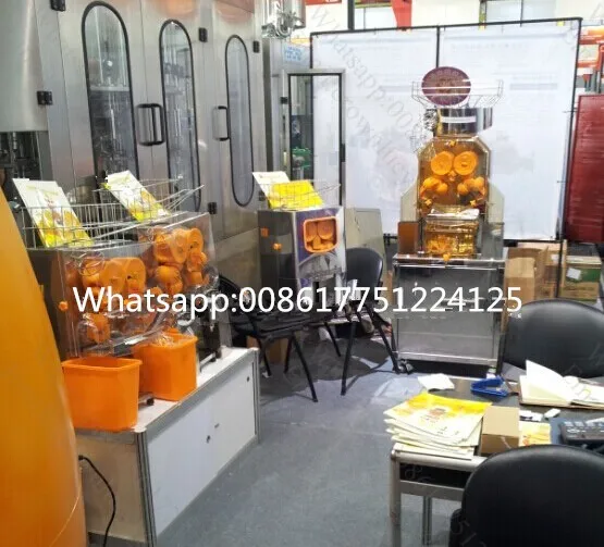 Электрическая Коммерческая соковыжималка оранжевого цвета для супермаркета |