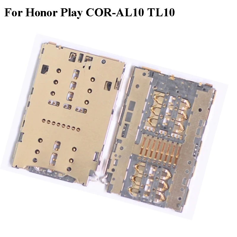 2 шт. слот для sim карты держатель считывателя разъем huawei Honor Play COR AL10 TL10 запасные