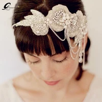 retro hair ornaments luxury tiara headbands woman trombone wedding hair accessories vintage crown bridal veil hairbands