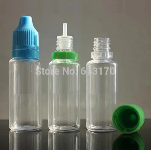 

100 шт./лот 20 мл бутылка-капельница для курения питомца, пустая бутылка для жидкости для электронной сигареты, прозрачная крышка для защиты от...