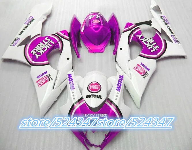 

Injection Pink white GSX R1000 05 06 GSX-R1000 Fairing GSXR-1000 GSXR 1000 Rose GSXR1000 2005 2006 05-06 for Suzuki-Nn