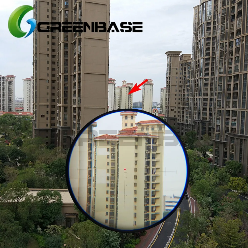 Тактический охотничий прицел Greenbase ACOG шеврон сетка 4X32 оптика из настоящего