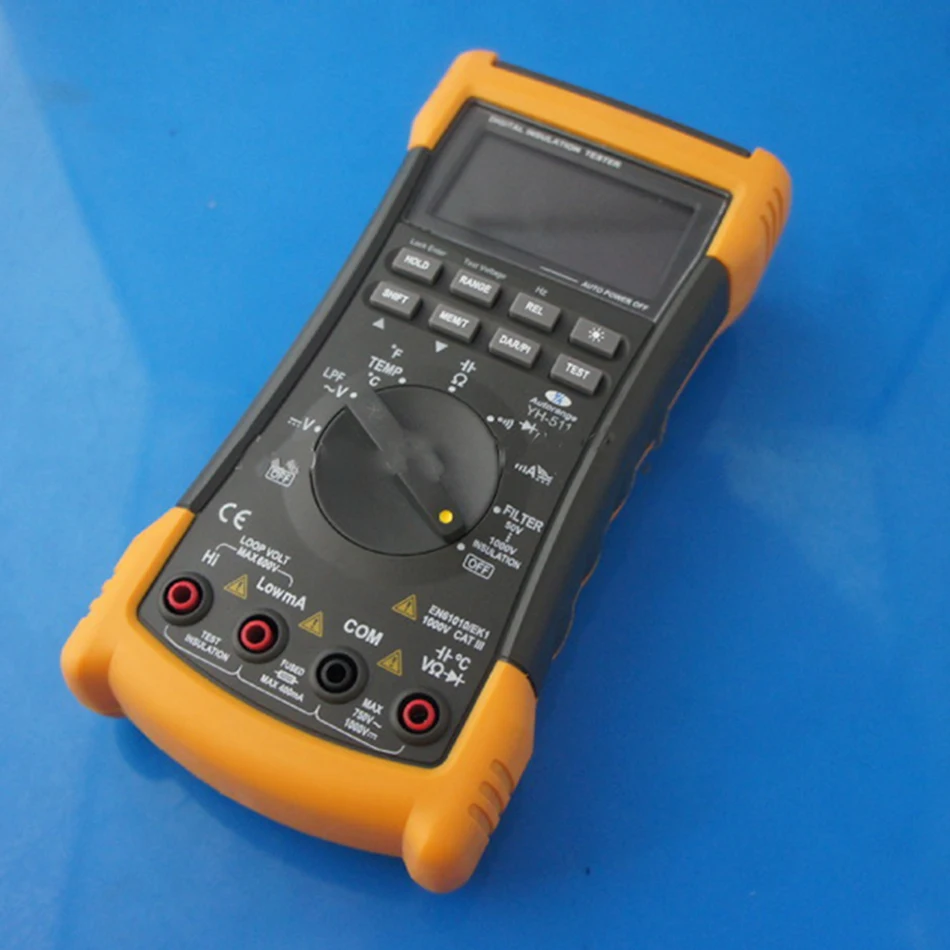Портативный мегомметр YH511 цифровой тестер сопротивления изоляции|insulation resistance