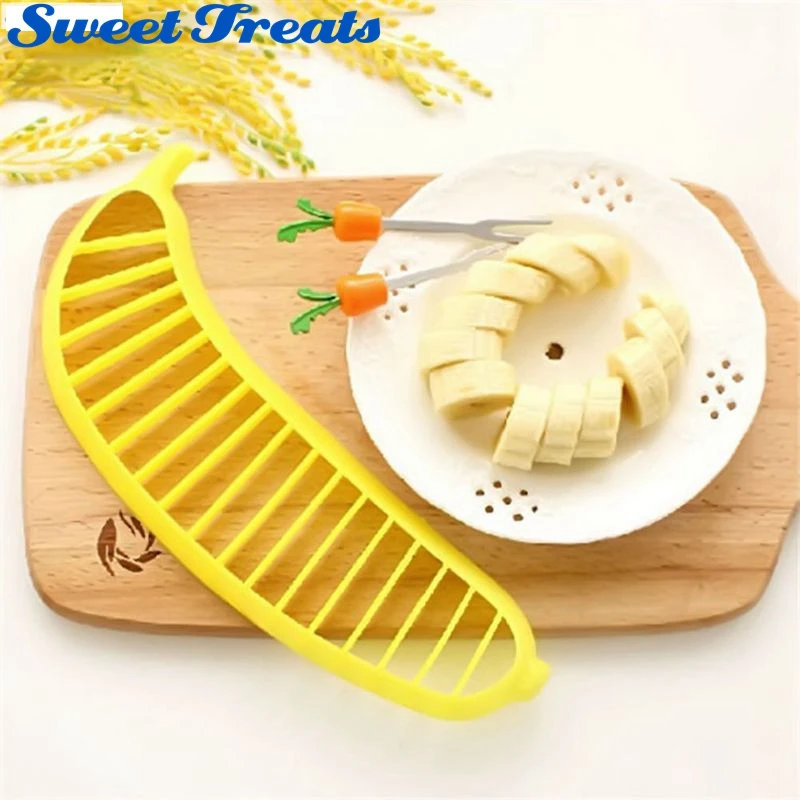Практичный слайсер для бананов Sweettreats 1 шт. измельчитель устройство чистки