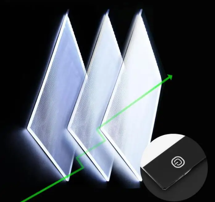 A4 LED мультфильм светильник планшет Pad зарядка через USB оригиналодержателя доска