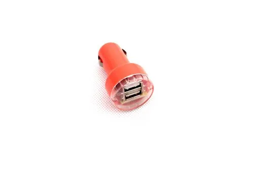 

12 В электрическая розетка USB зарядное устройство конвертер оранжевый цвет