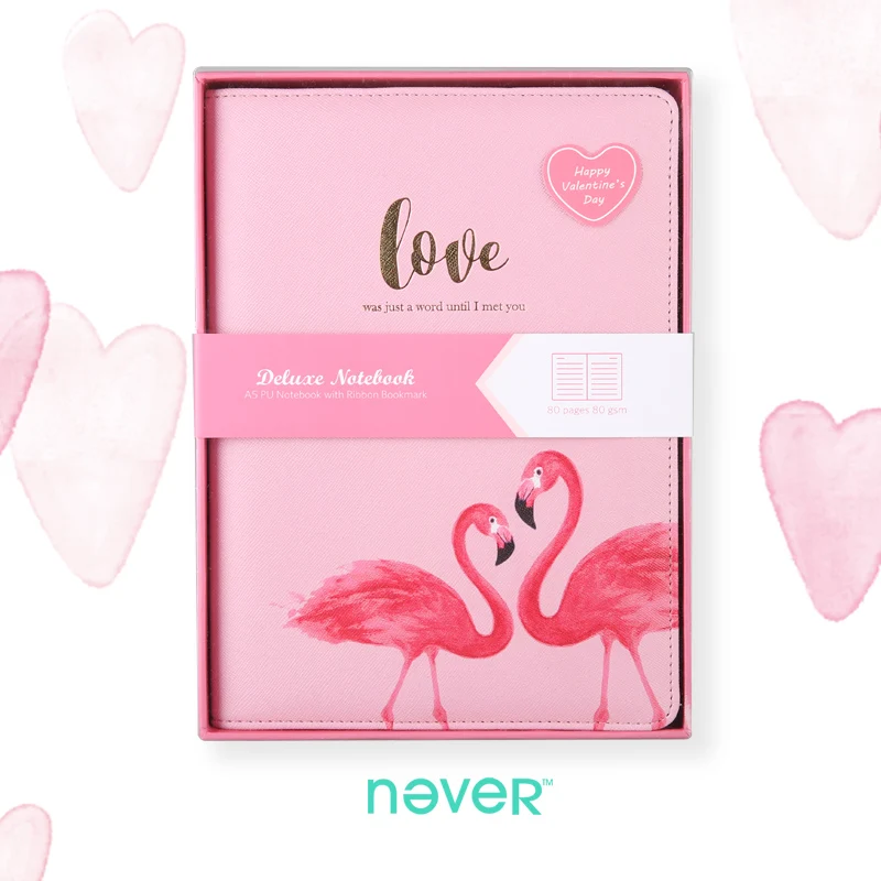 Never 2017 фламинго серии личный дневник планировщик день кожа a5 ноутбуков