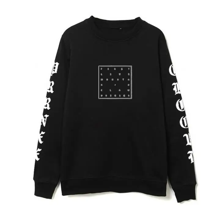2017 модный весенне осенний пуловер kpop тонкая Толстовка для любителей monsta x свитшот