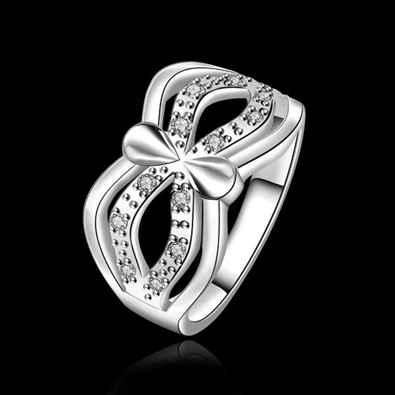 Посеребренная кольцо стерлингового серебра Jewelry Кольцо заводские цены моды