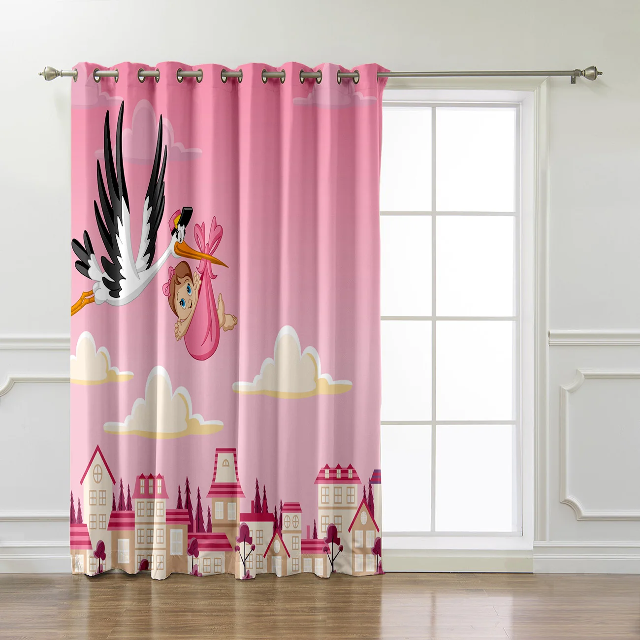 COCOHouse Dreamy Eagle для девочек с героями мультфильмов занавески комнаты большие