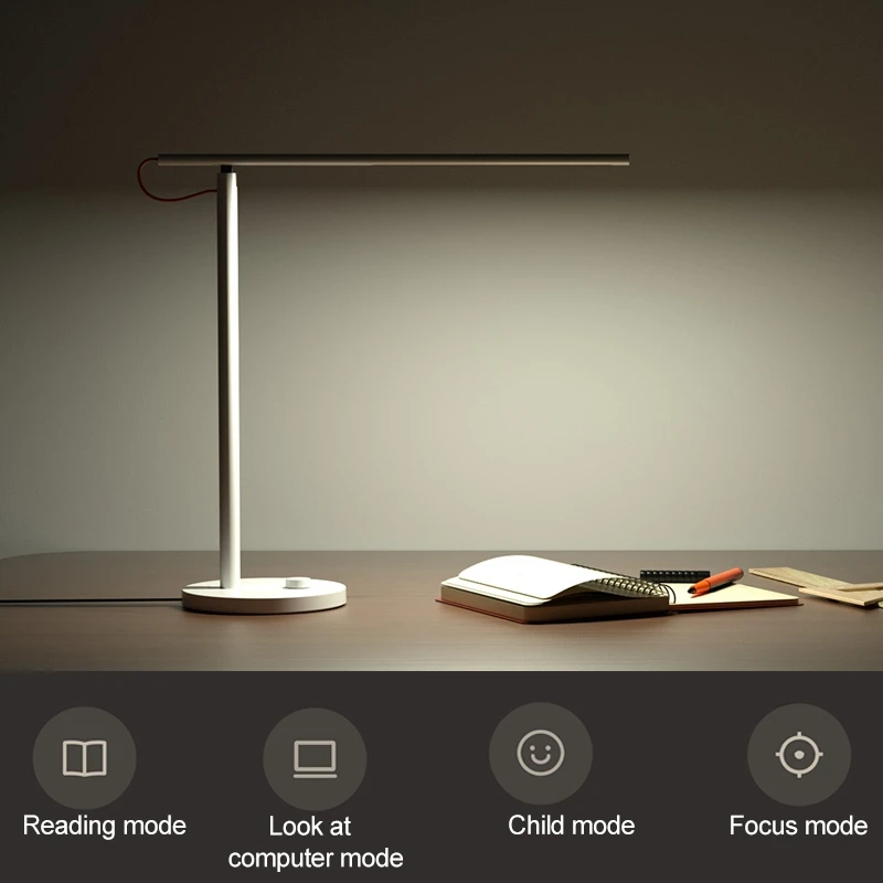 Оригинальная светодиодная умная настольная лампа Xiaomi Mijia с регулируемой