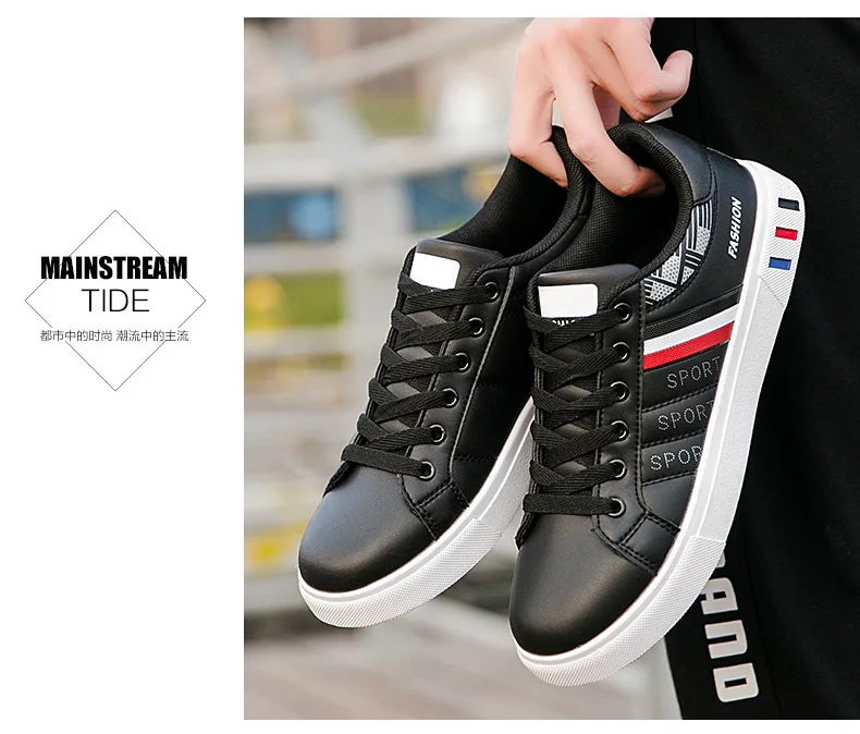 Size39-44 мужская белая повседневная обувь дышащая мягкая пу Корейская версия теннисные кроссовки спортивные кроссовки для бега мужские кроссовки красивая обувь