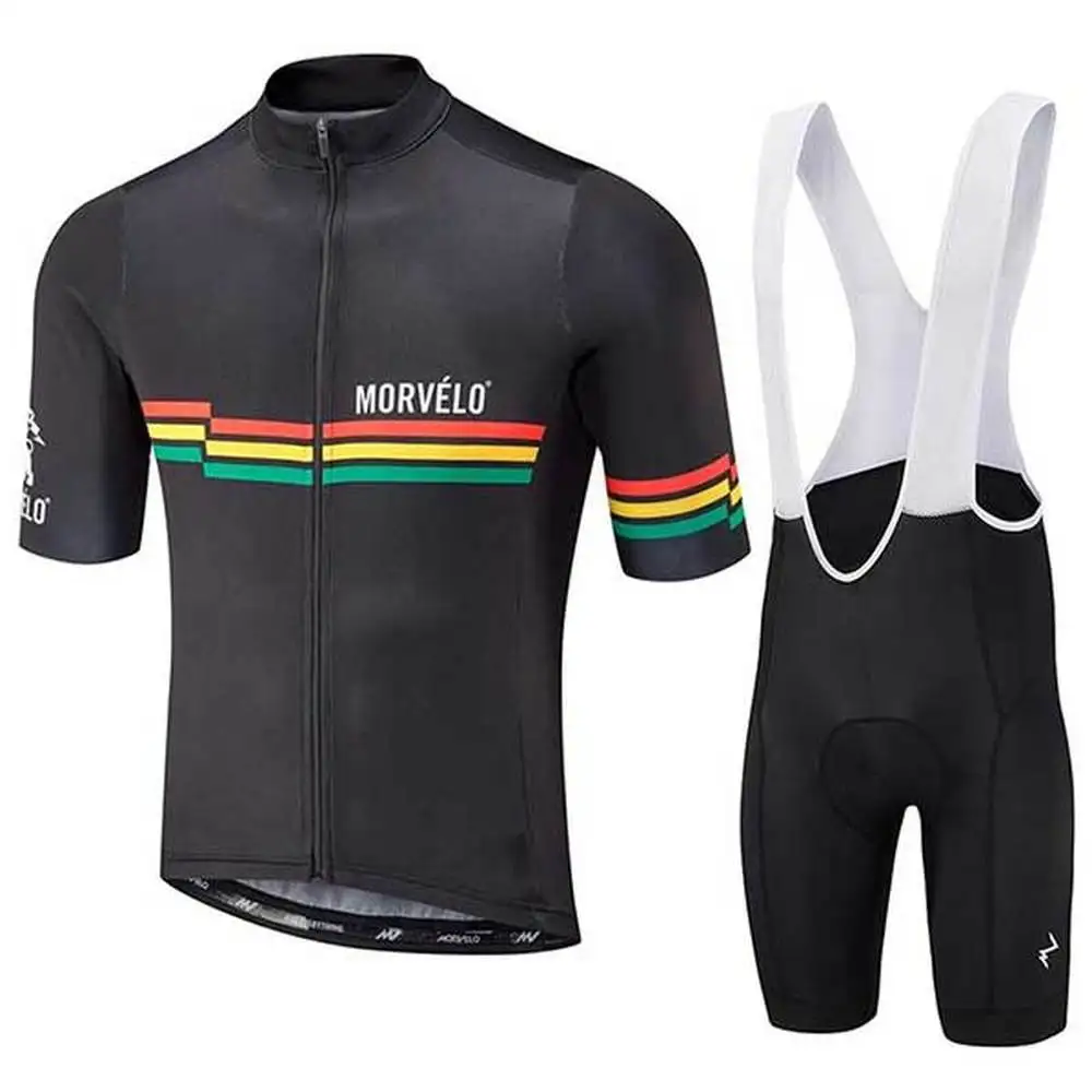 2019 Лучший летний комплект Джерси для велоспорта MORVELO мужской профессиональный