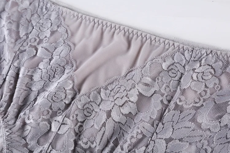 Jerrinut, полностью кружевные трусики для женщин, плюс размер, 2XL, 3XL, 4XL, Прозрачное нижнее белье, трусики с высокой талией, нижнее белье, нижнее белье