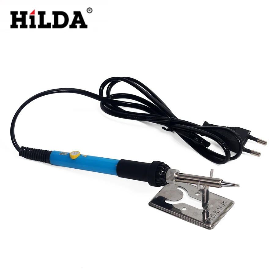 Электрический паяльник HILDA 110 В/220 в США и ЕС инструмент для ремонта ручки 60 Вт с
