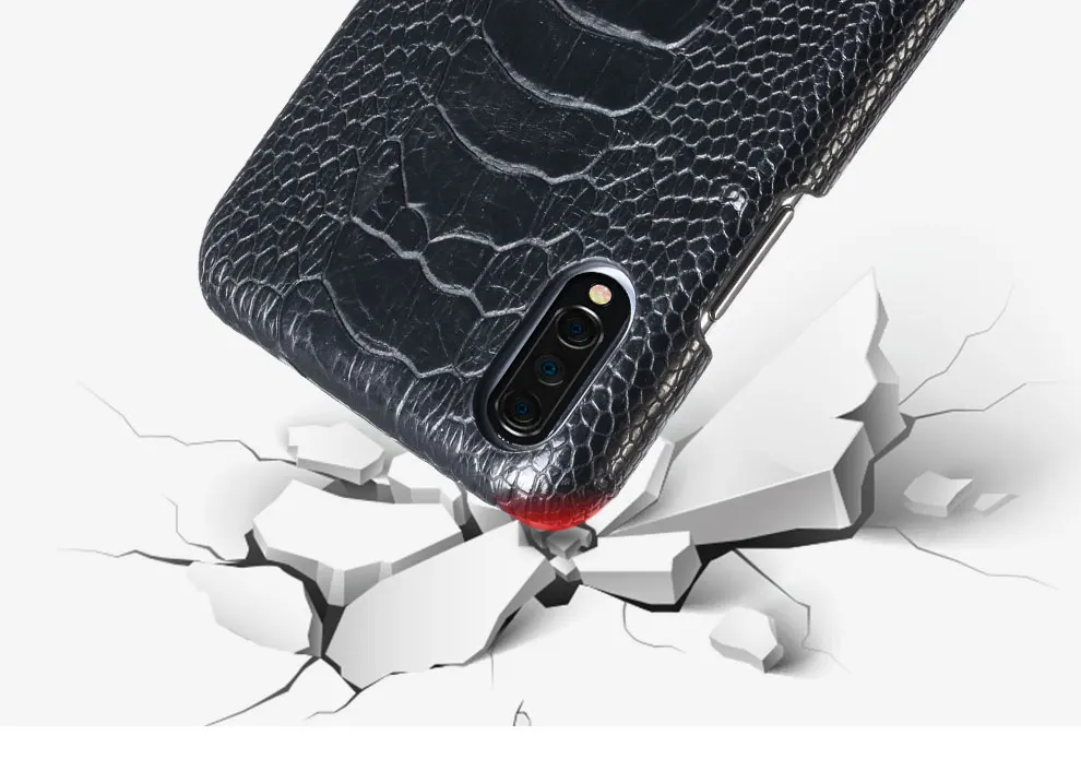 Кожаный чехол для ног страуса для Xiaomi mi 9 mi 8, чехол для задней панели для mi 8 SE Lite, роскошный чехол Carcas для Red mi Note 7