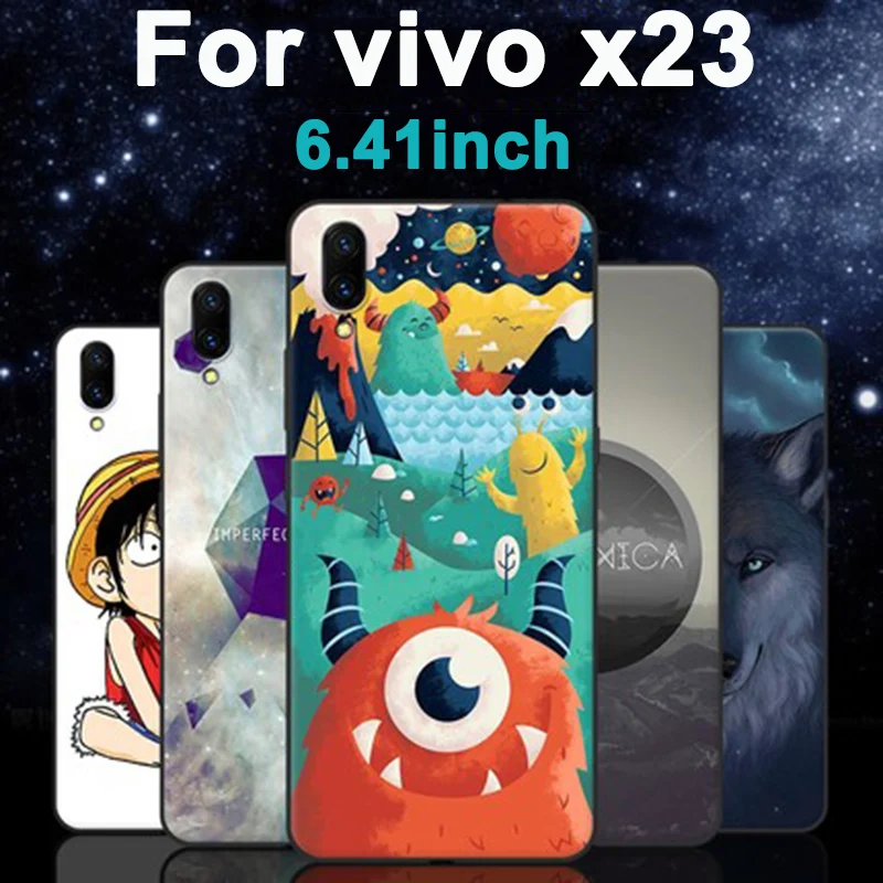 Чехол для vivo X23 милый мультяшный мягкий чехол телефона X 23 защитный X23|Бамперы| |