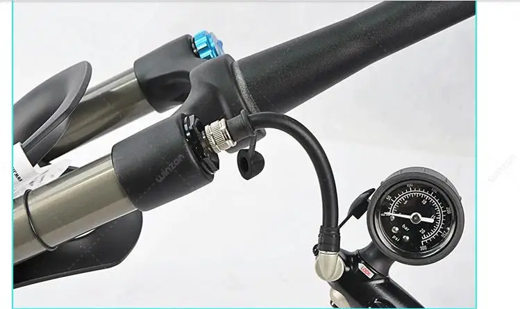 Задний подвесные насосы Бесплатная доставка 300psi MTB колеса насос вилки передней