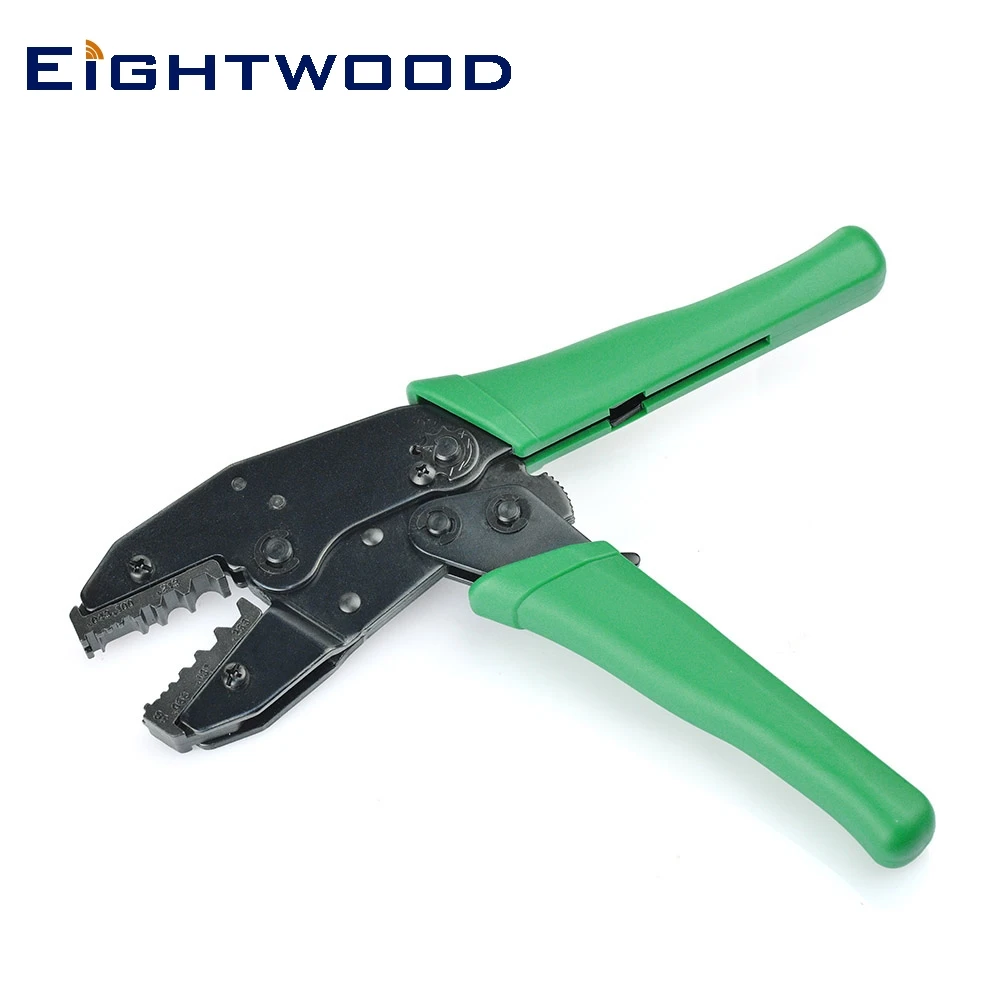 

Eightwood Crimper Crimping RF Coaxial Cable Tool for RG58 RG142 RG62 RG174 RG316 LMR100 .043" .068" .100" .137" .213" .255"