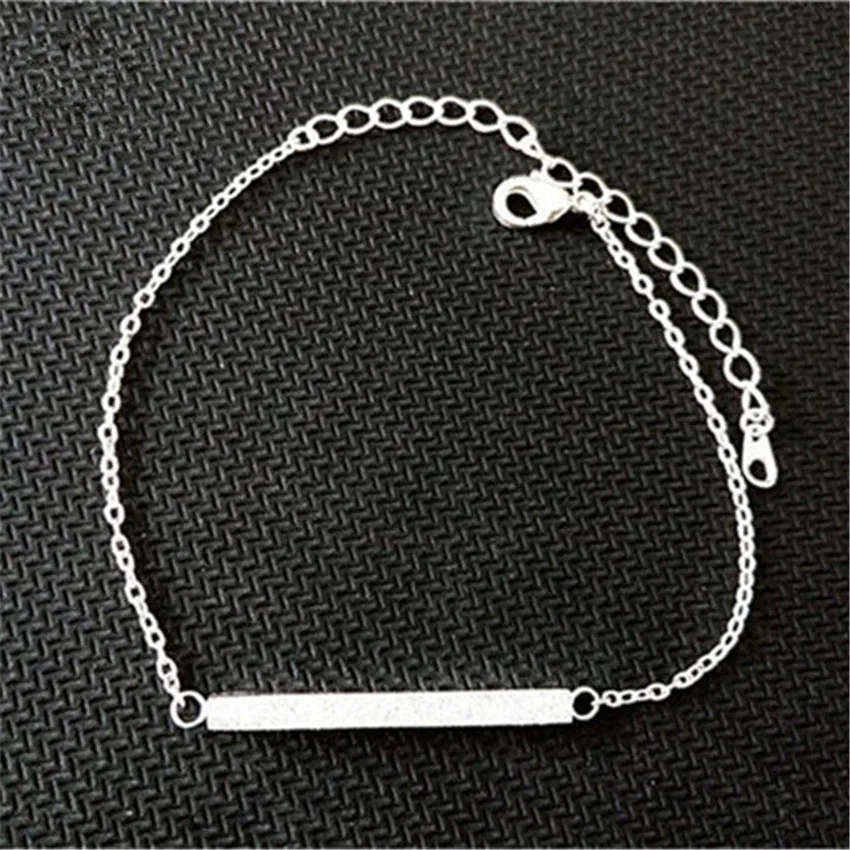 Цвета: золотистый серебристый Цвет крошечные бар Браслеты и браслет для друга