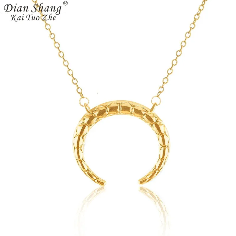 Оптовая продажа 10 шт. винтажные подвески в виде полумесяца рога быка ювелирные