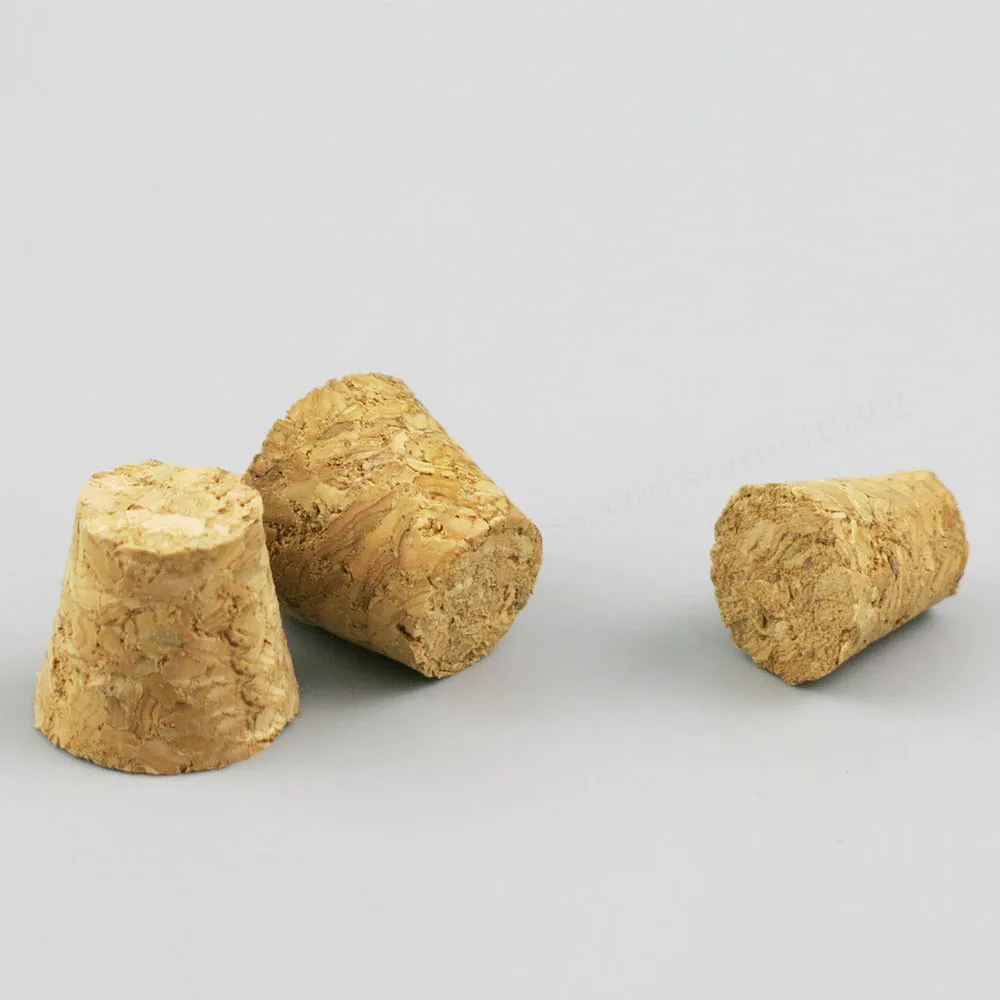 30x10 15 20 25 30 40 55 прозрачная стеклянная бутылка с деревянной пробкой 1oz 1/2oz