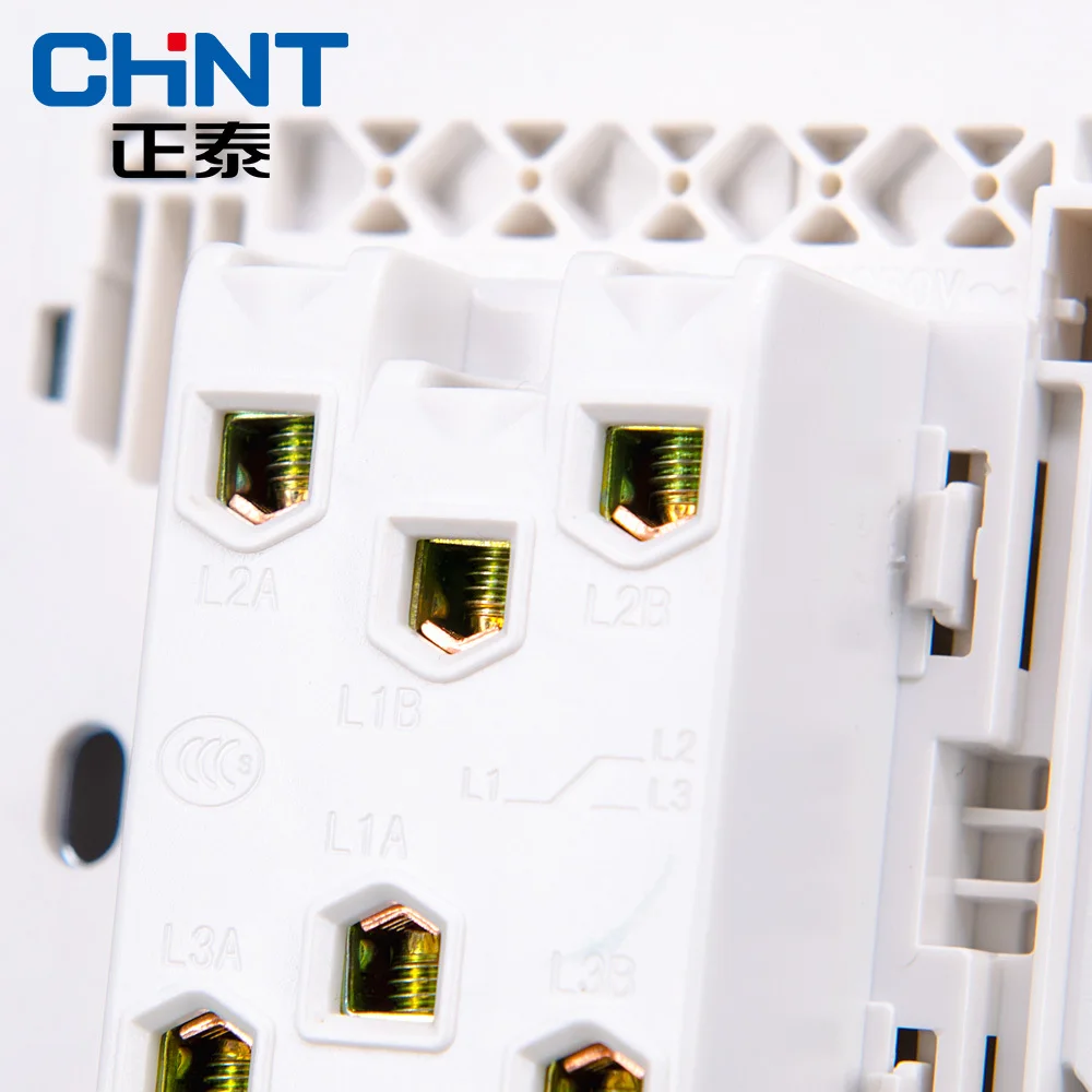 Электрический современный светильник CHINT настенный выключатель розетка новый 2D