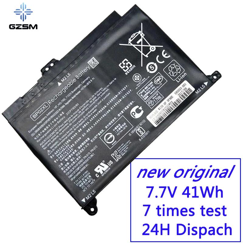Аккумулятор для ноутбука GZSM BP02XL HP Pavilion 15 849569 421 541 542 543 ноутбука|Аккумуляторы