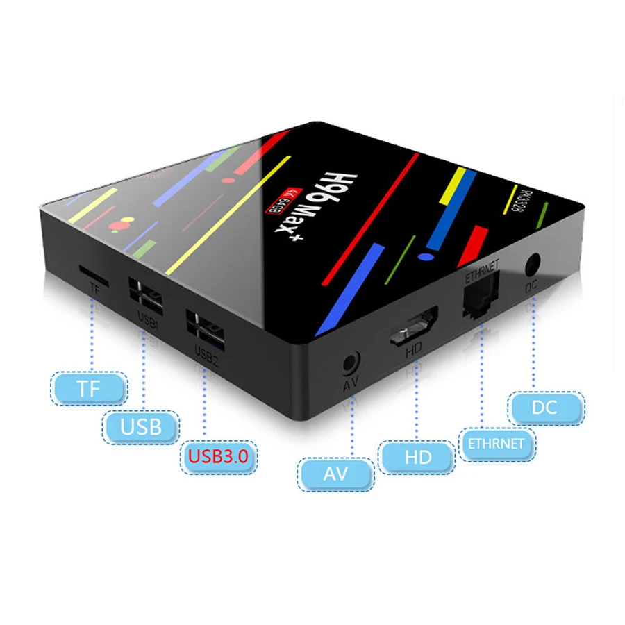 H96 MAX Plus Rockchip RK3328 Android 8 1 ТВ приставка 4 Гб ОЗУ 64 ПЗУ 2 г/5 ГГц Wifi H.265 к смарт медиаплеер
