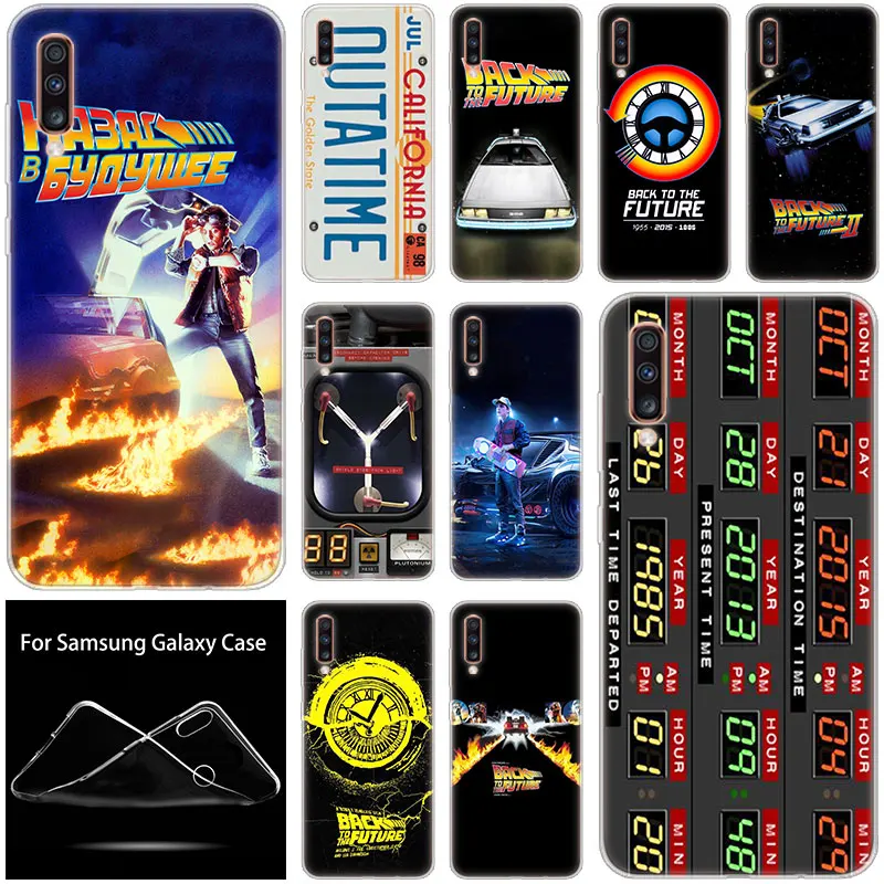 Back to the Future мягкий чехол для samsung Galaxy A90 A80 A70 A60 A50 A40 A30 A10 A20E A2CORE A9 A7 A8 A6 плюс A5 крышка