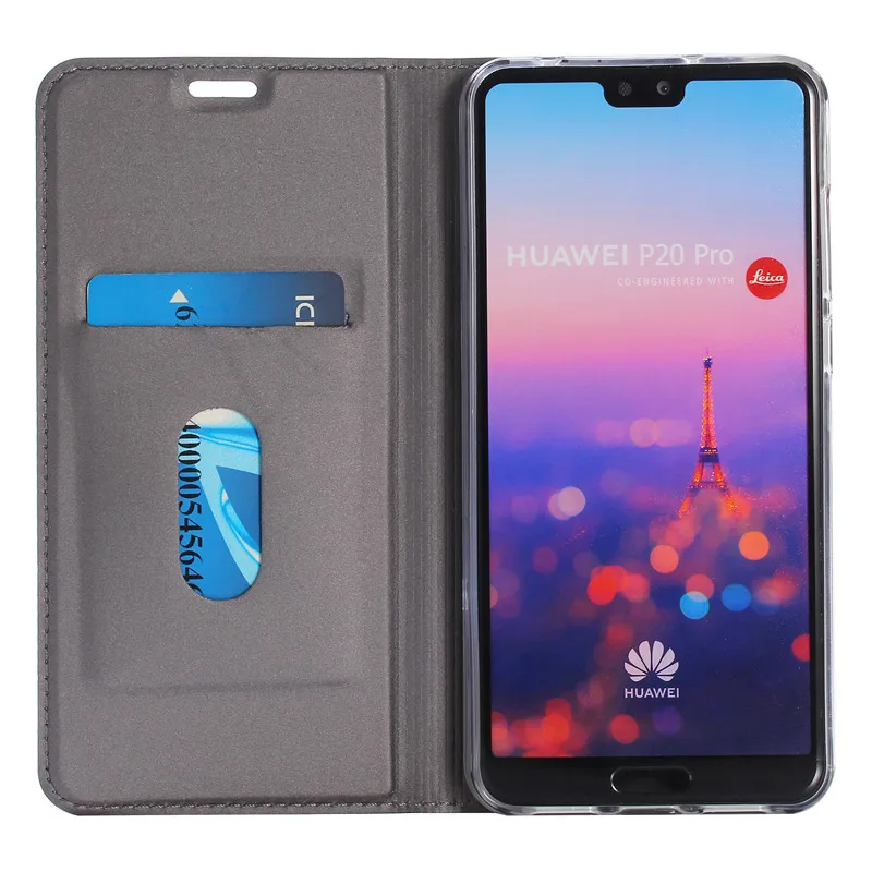 Кожаный чехол книжка для Huawei P20 P30 Pro Mate 20 Lite P9 P10 Y5 Y6 2018 Y7 Y9 2019 Honor 8X 10 с магнитным