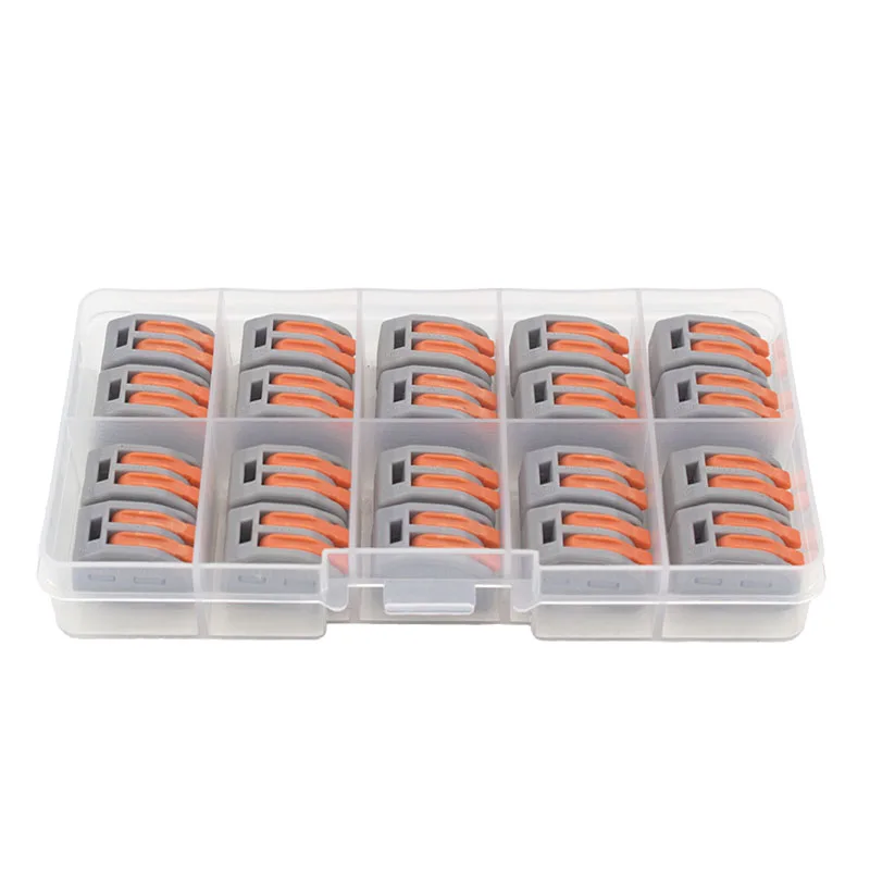 Type 412 20PCS/BOX Electrical Wiring Terminals Household Wire Connectors Fast For Connection Of Wires | Обустройство дома