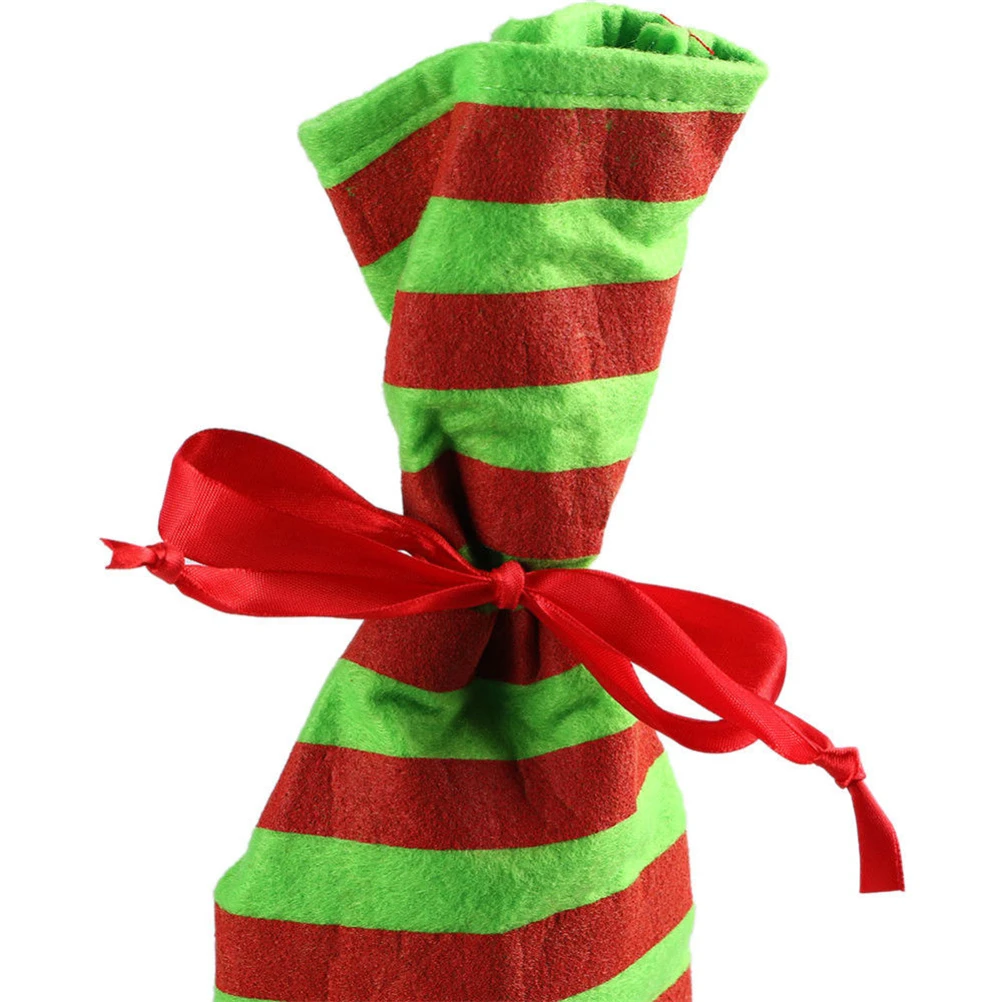 Lovely Xmas Santa Claus Elf Boot Shoes Christmas bags Hanging Candy Bag Gift for Decrations coin | Багаж и сумки