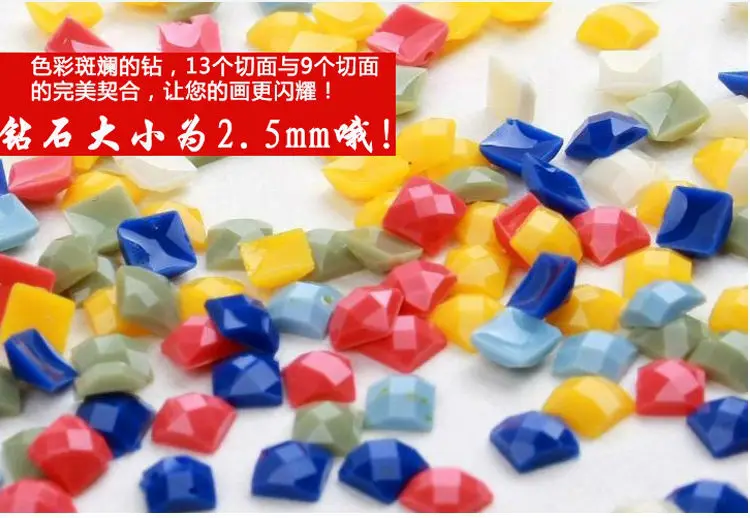 Набор для вышивки крестиком тканевый сделай сам из полимера квадрата древесины