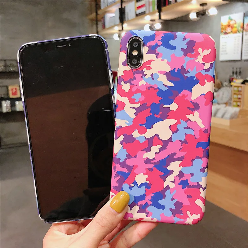 Camouflage Shockproof Mobile Shell Phone Case For iPhone 8 7 6 6s plus X XS MAX XR Cases Luxury Cover Coque |