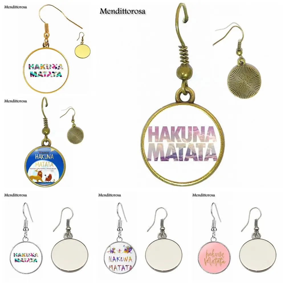 Hakuna Matata вдохновляющие ювелирные изделия известного бренда со стеклянным