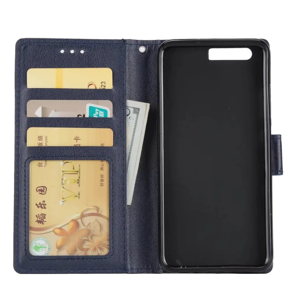Для Coque Huawei Ascend P10 Чехол Флип Бумажник Стенд слота Кожа карты фото Рамки телефон