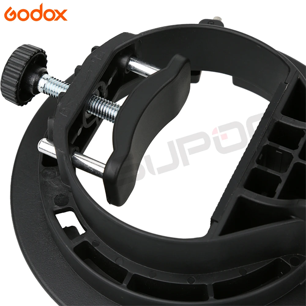 Прочный пластиковый кронштейн Godox S Type Bowens держатель для вспышки Speedlite аксессуары
