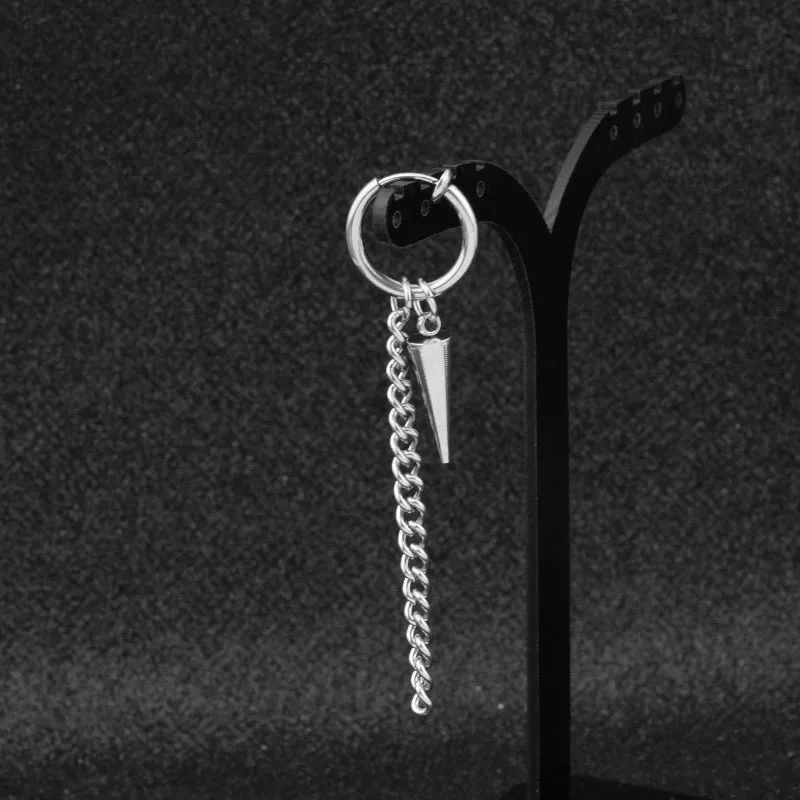 Мужские Серьги KPOP висячие серьги с шипами короткими в стиле панк хипстер гранж