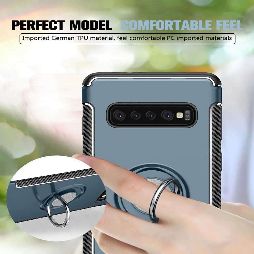 Роскошный чехол с 3D кольцом для Huawei P30 Pro Mate 20 Lite P20 Nova 4 3i 3 Honor 10 8X Max Capa |